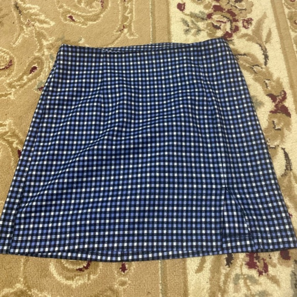 Wild fable blue plaid / Checkered skirt